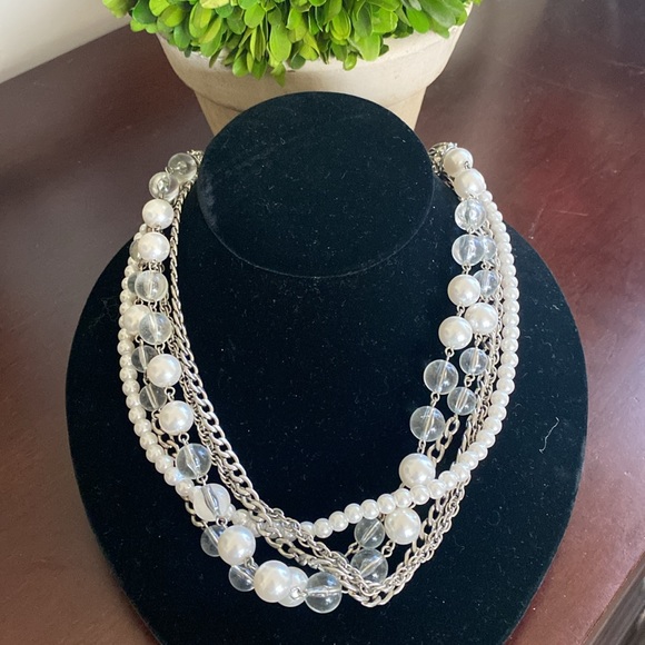 COOKIE LEE MULTI STRAND BEADED NECKLACE - FASHION JEWELRY 🌟EUC🌟 - Picture 4 of 13